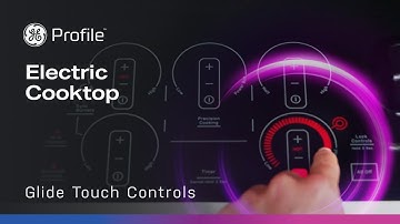 GE Profile Electric Cooktop with Glide Touch Controls
