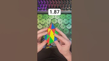 Pyraminx Solve of the Day 7/14 - 1.87 #rubikscube #pyraminx #cubing #speedcubing #puzzle #shorts