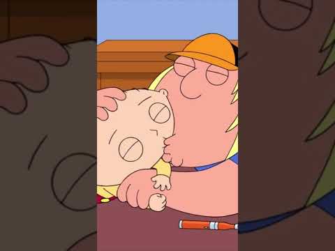 [Family Guy] Stewie Kisses Chris #sus #familyguy #funnymoments #comedy #chrisgriffin #stewiegriffin