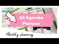 WEEKLY PLANNER | PLAN & DECORATE WITH ME | A5 ERIN CONDREN AGENDA