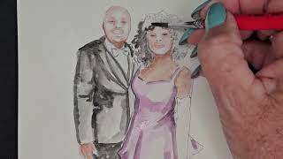 Learn to Paint Live Guest Portraits Using "Paint Me Live Portrait System" for Professional Artists
