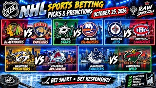 Details Chicago Blackhawks VS Florida Panthers￼ 10/25/26 NHL Stats & Betting info Update
