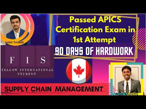 Supply Chain Certification- APICS Canada Part 2 ?All you need to know about your SCM.