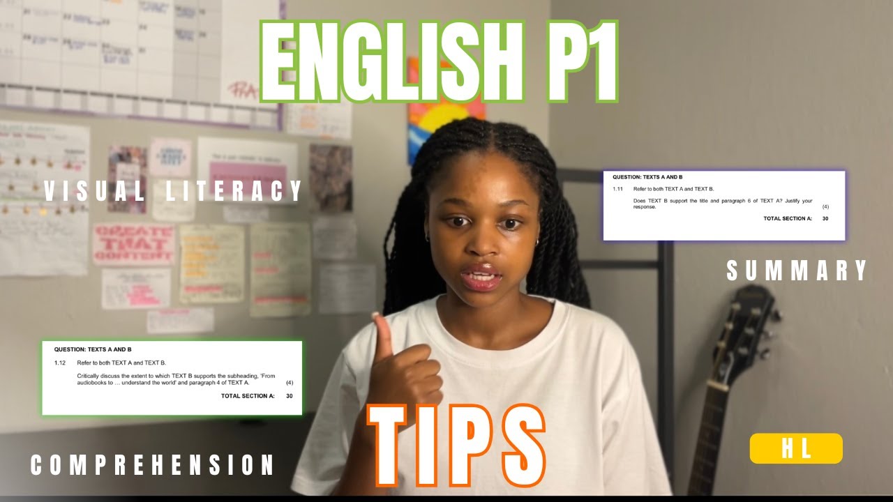 How to Tackle English Paper 1 Exam | Step-by-Step Tips for Grade 12s | Home language