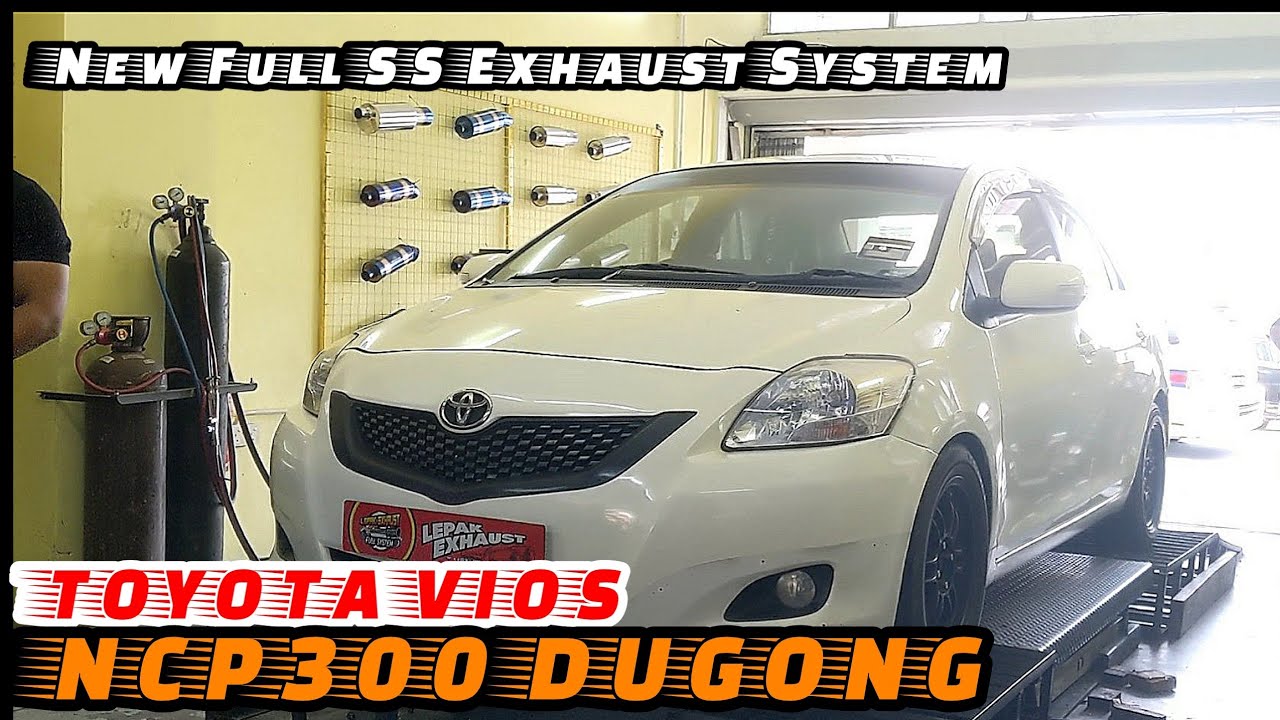 New Full SS Exhaust System | TOYOTA VIOS NCP93 DUGONG
