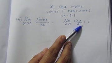 CBSE NCERT CLASS 11 MATHS LIMITS & DERIVATIVES EX 13.1 SUM 13 (SOLUTION IN TAMIL)
