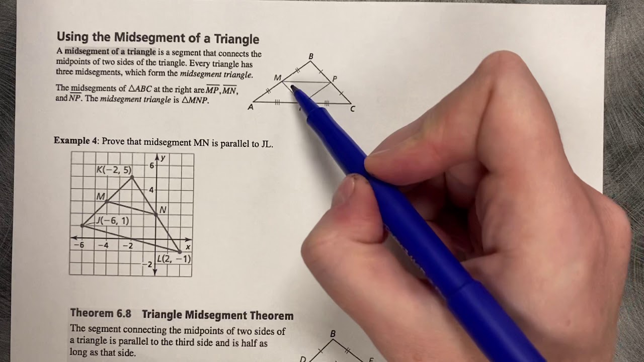 6.3 & 6.4 Medians and Altitudes /Midsegments - Big Ideas Math Geometry ...
