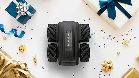 Moorebot Scout - Tiny AI-Powered Smart Camera Mobile Robot for Monitoring, Work with Alexa