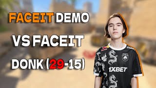 CS2 POV donk (29-15) vs FACEIT (mirage) - FACEIT DEMO