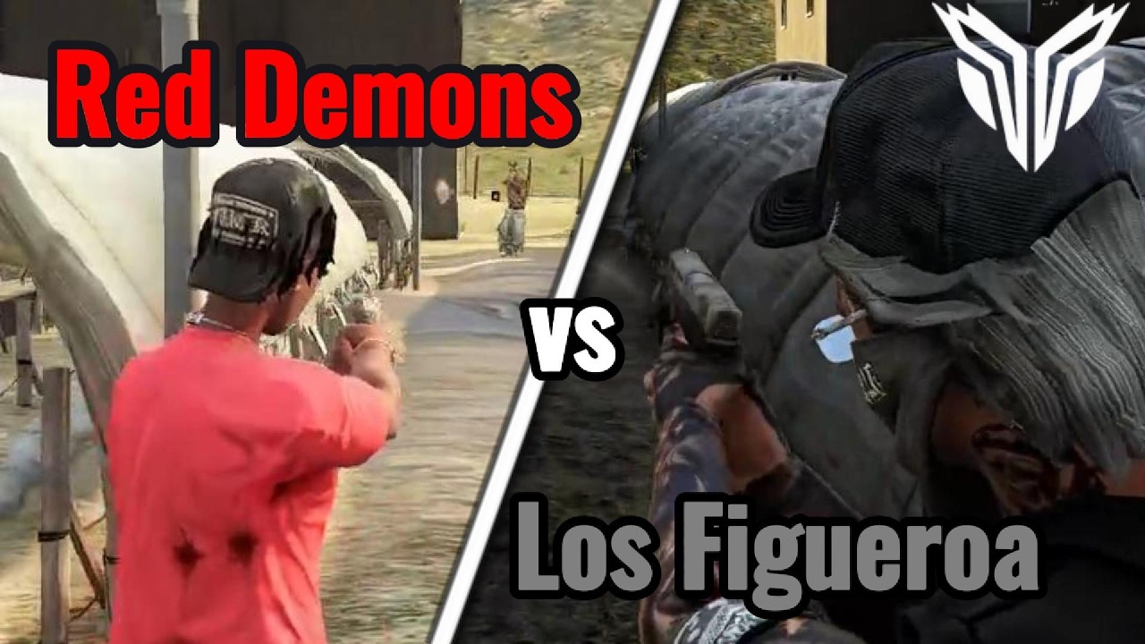 Red Demons VS Los Figueroa | Tiroteo por Airdrop en Granja | CreativosRP |