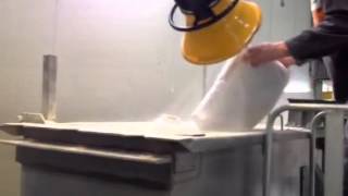 dust extractor in action - bakery / food industry dust extraction