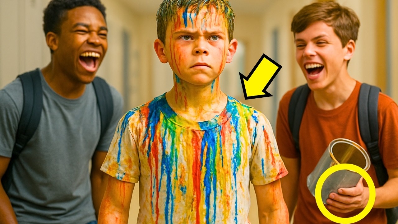 ABUSONES LE ECHARON PINTURA AL ESTUDIANTE NUEVO… PERO LO QUE PASÓ DESPUÉS NADIE SE LO IMAGINABA