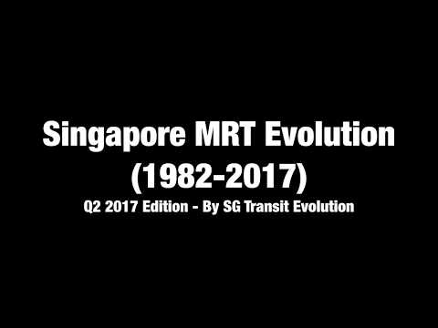 Singapore MRT Evolution 2Q 2017 extended (4K)