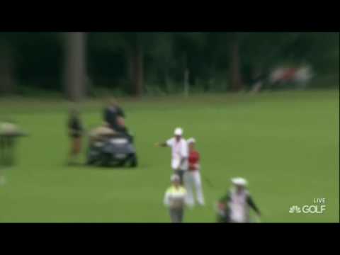 Sei Young Kim Holes Out from Fairway on 13th Hole in RD2 of RICOH Women's British Open