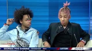 Ayo and Teo stop by Good Day Atlanta