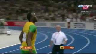 Usain Bolt 200m 19.19 Video: New World Record
