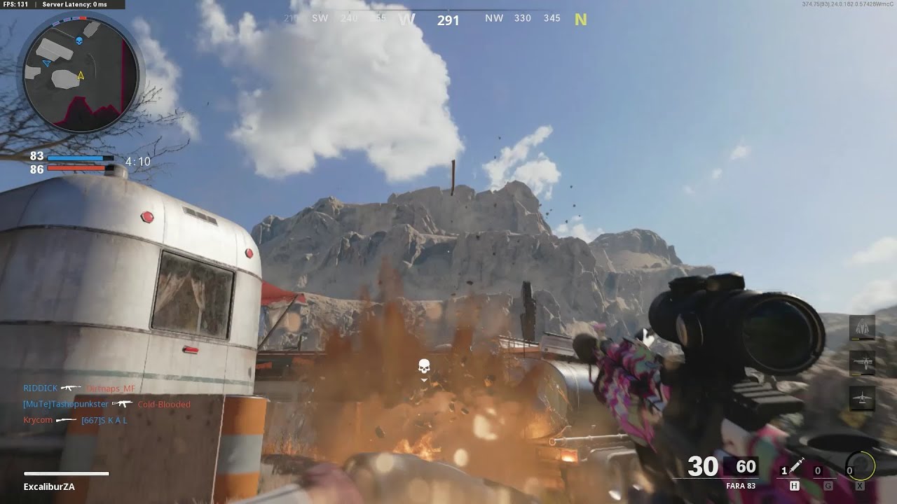 Call of Duty®: Black Ops Cold War - Diesel Cross Map Tomahawk Bankshot