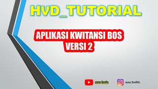Aplikasi Kwitansi BOS 2021 Versi 2