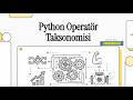 010 Python'da Operatörler