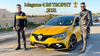 Megane 4 RS Trophy 🏆 🚀300ch avec Abdou Tahmi 😱 تعامل مع الطريق خيالي