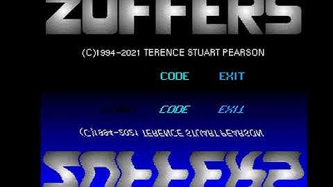 Zuffers - Title Screen - Amiga Game in development - STOS to AMOS remaster