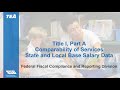 Title I, Part A - Comparability of Services State and Local Base Salaries
