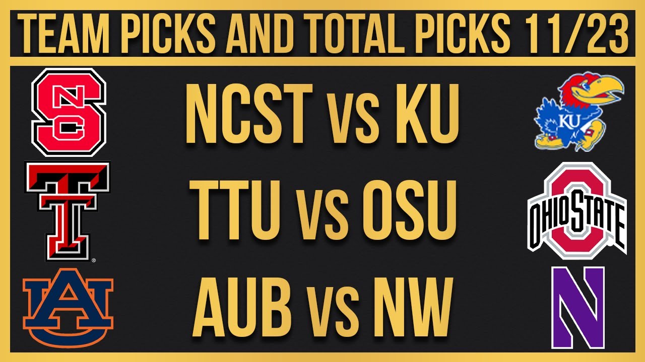 FREE College Basketball Picks Today 11/23/22 CBB Picks NCAAB Betting