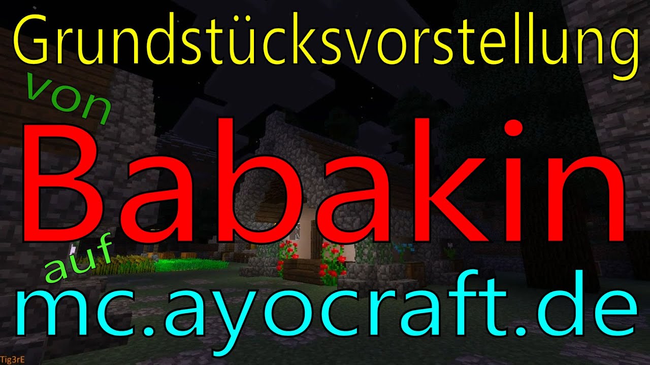 Minecraft | Server: Ayocraft | Grundstück: Babakin