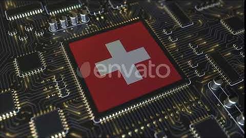 Flag of Switzerland on the Chipset | Motion Graphics - Envato elements