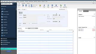 QuickBooks 2020 Tutorial: How to Enter Bills