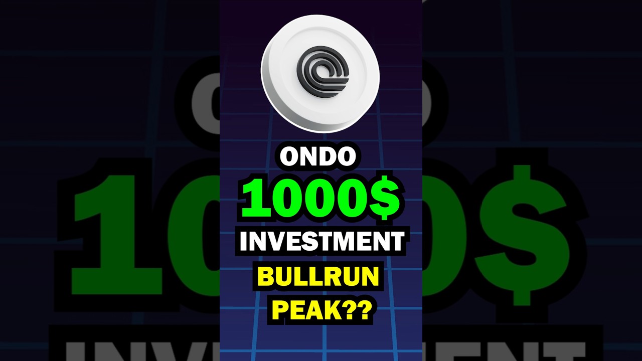 What Will $1,000 in ONDO Be Worth in the 2025 Crypto Bull Run?