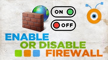 How to Enable or Disable the Firewall in Windows 10 | How to Turn On or Off Firewall in Windows 10