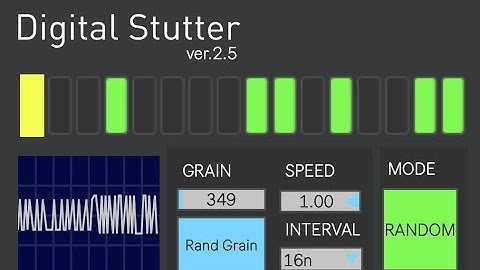 Ableton M4L Digital Stutter 2.5
