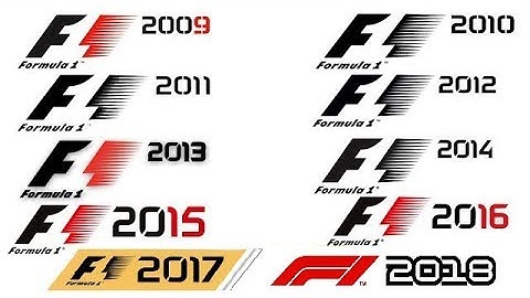 F1 game trailer compilation (2009 to 2018)