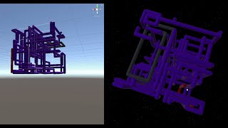 Cube Filling Growing Pipes Algorithm