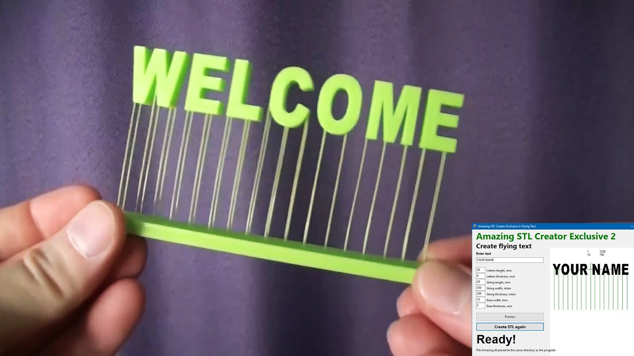 Flying Lettr Simple App To Create Flying Letters - YouTube