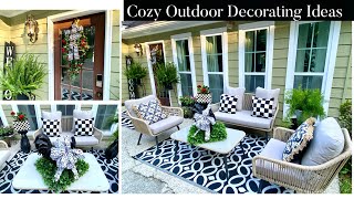 COZY OUTDOOR DECORATING IDEAS/PORCH MAKEOVER by TWINsational Rhonda and Shonda 14,474 views 3 weeks ago 15 minutes