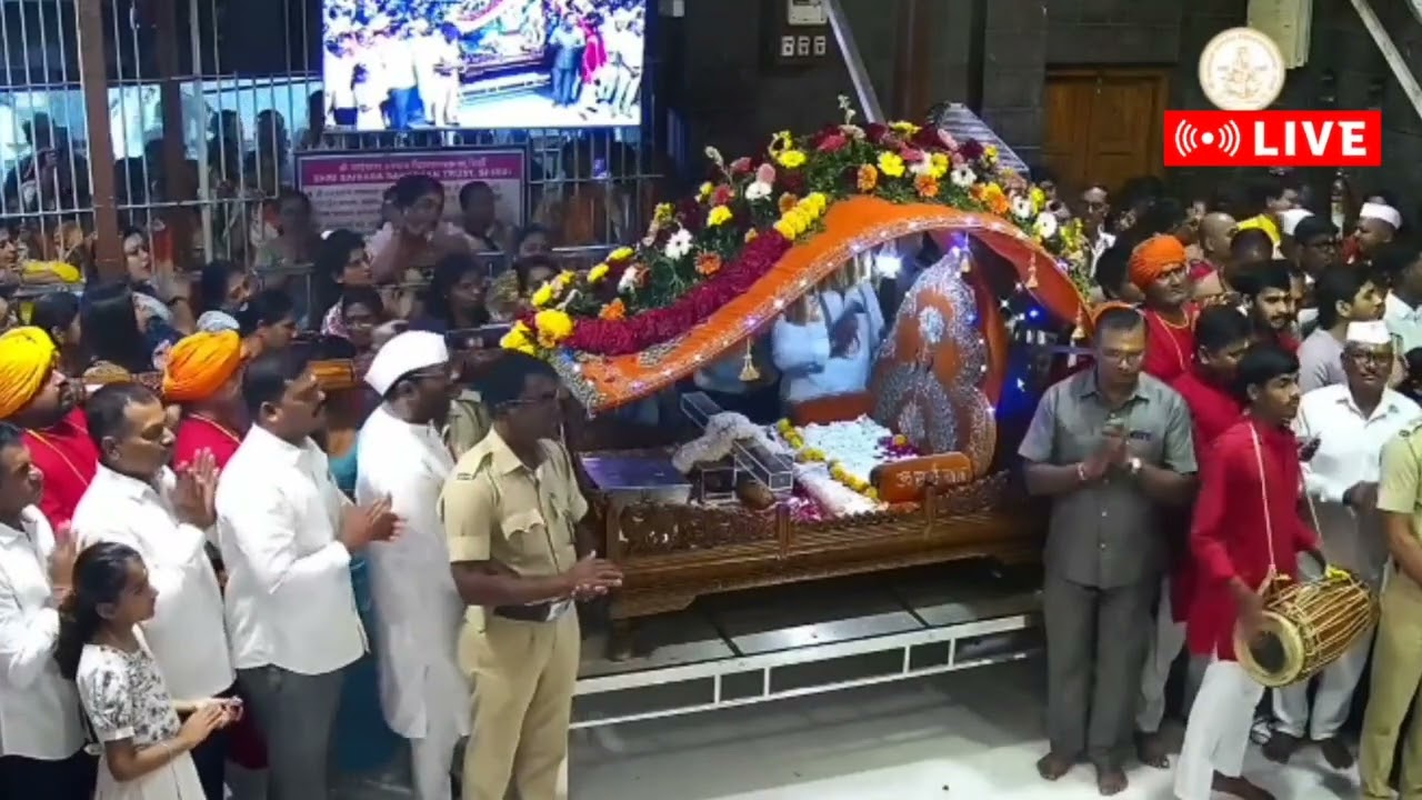 26 February 26 ll Sai Baba Ratri Palki Darshan ll Today Live Shridi ll sairam ll