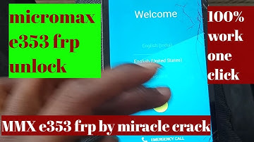 micromax e353 frp unlock miracle crack | how to unlock frp pattern pin mmx e353 by aryan mobile