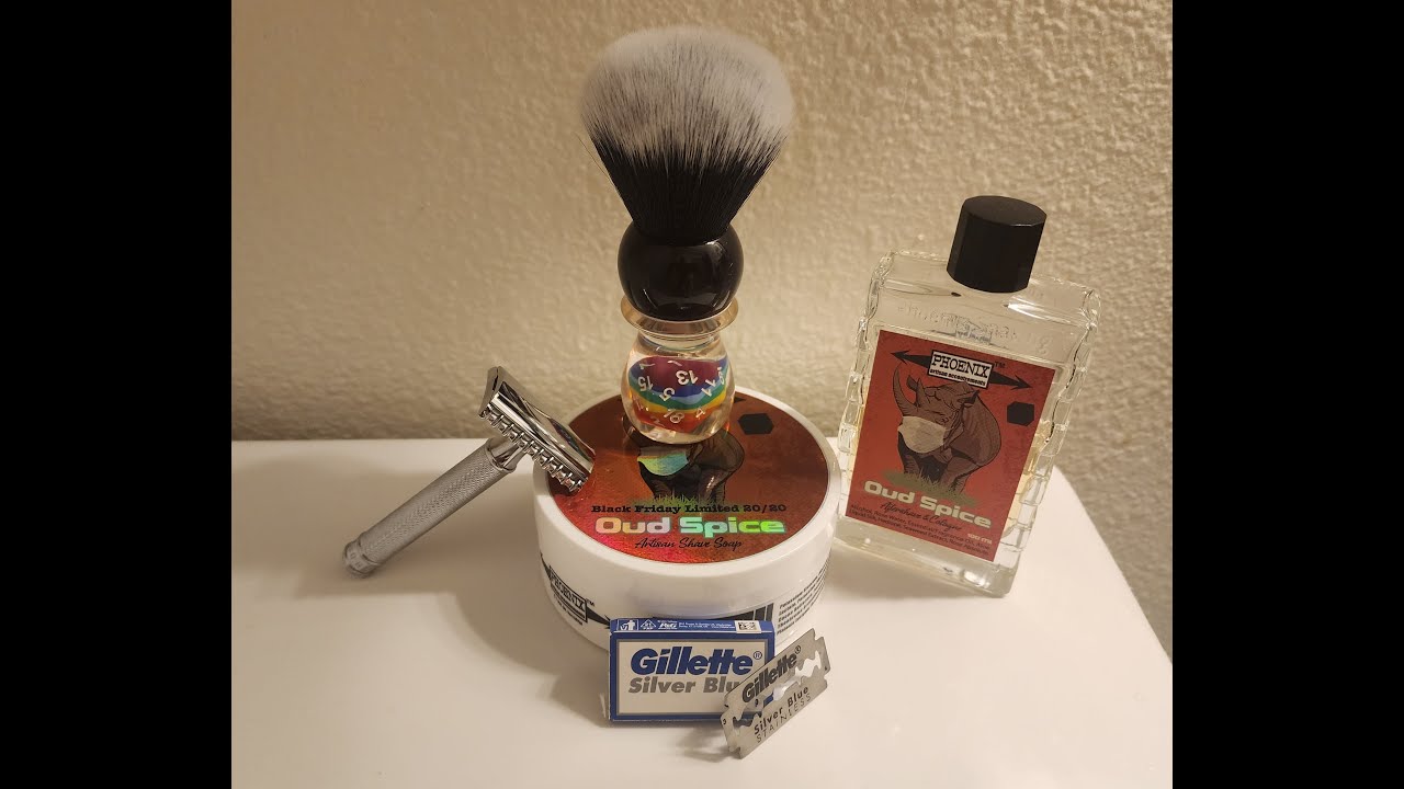 Gillette R41 Sunday shave, 30 July 2023: Mühle R41, Gillette Silver Blue, PAA Oud ...