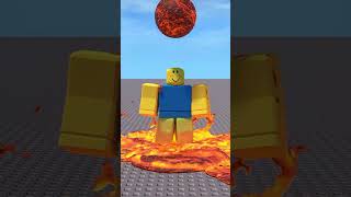 raining LAVA in roblox #shorts