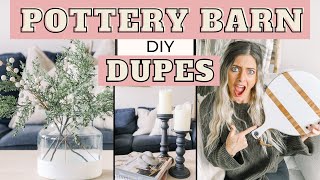 POTTERY BARN DIY DUPES || EASY HIGH END DIY USING ONLY SPRAY PAINT! || Home Decor DIY 2020