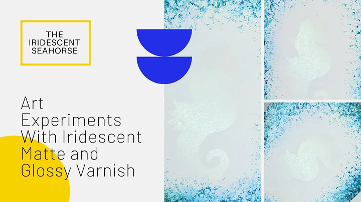 Art Experiments With Iridescent Matte And Glossy Varnish