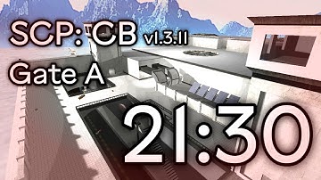 SCP: CB Speedrun 21:30 Gate A Ending | SCP: Containment breach v1.3.11