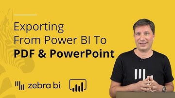 Exporting From Power BI To PDF & PowerPoint Slides || Zebra BI Knowledge Base