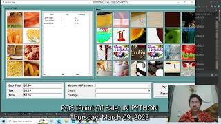 POS (Point of sale) Software in python.