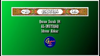 Ahmad Misbahi - Quran Surah 84 Al-Insyiqaq