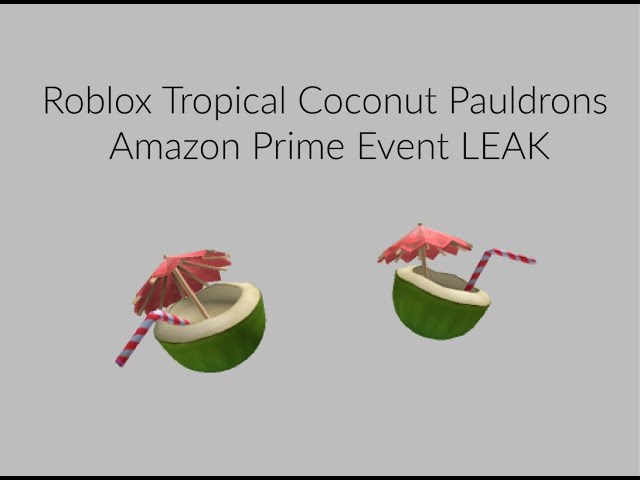 Prime Gaming - Refresh your look in Roblox with the elusive Coconut  Pauldrons obtained with your #PrimeGaming benefits! 🥥👑 Claim yours today  at the link and show it off in the comment