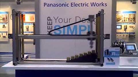 Panasonic A5N servos with Macron T-Bot at PackExpo 2012