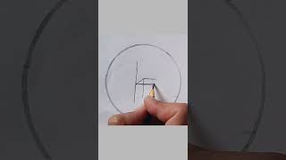 H Letter to Chair Drawing 🪑 | Simple Art with a Powerful Life Lesson #shorts